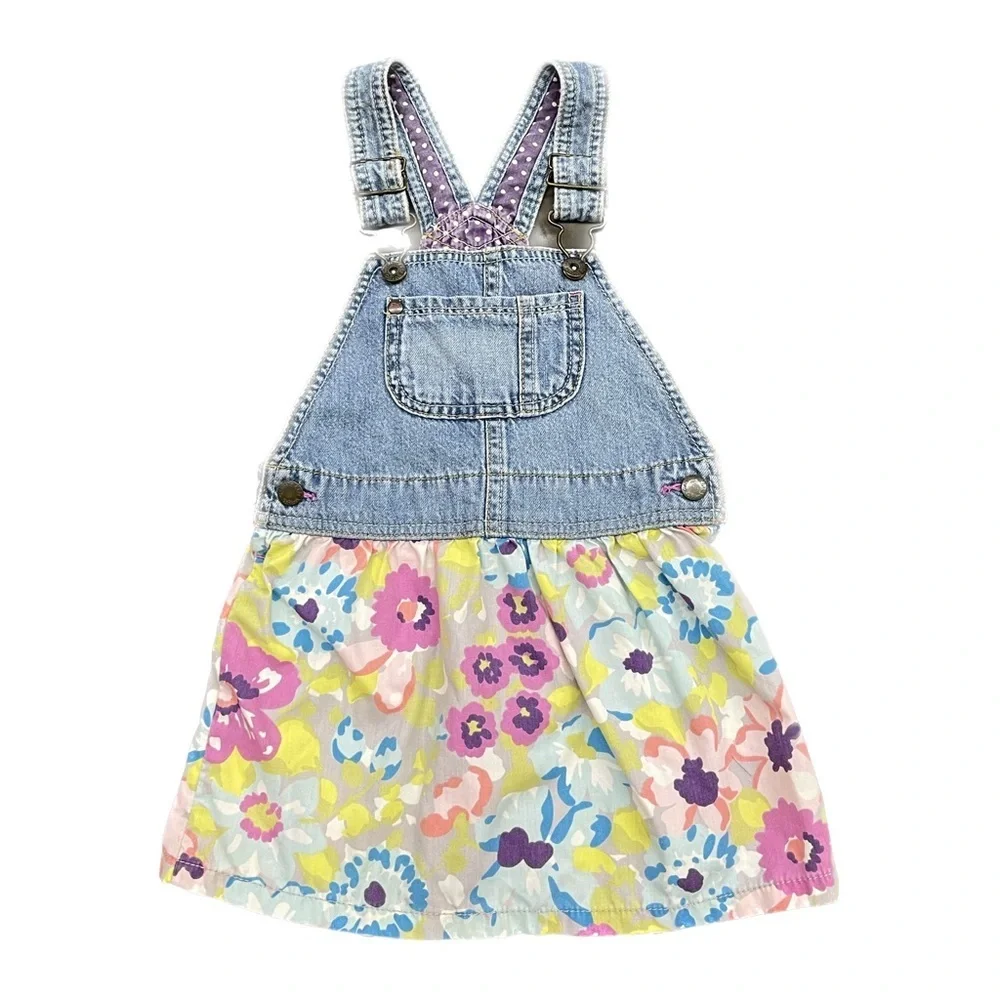 2011 Genuine Kids By Osh Kosh Overall Dress Size 3T